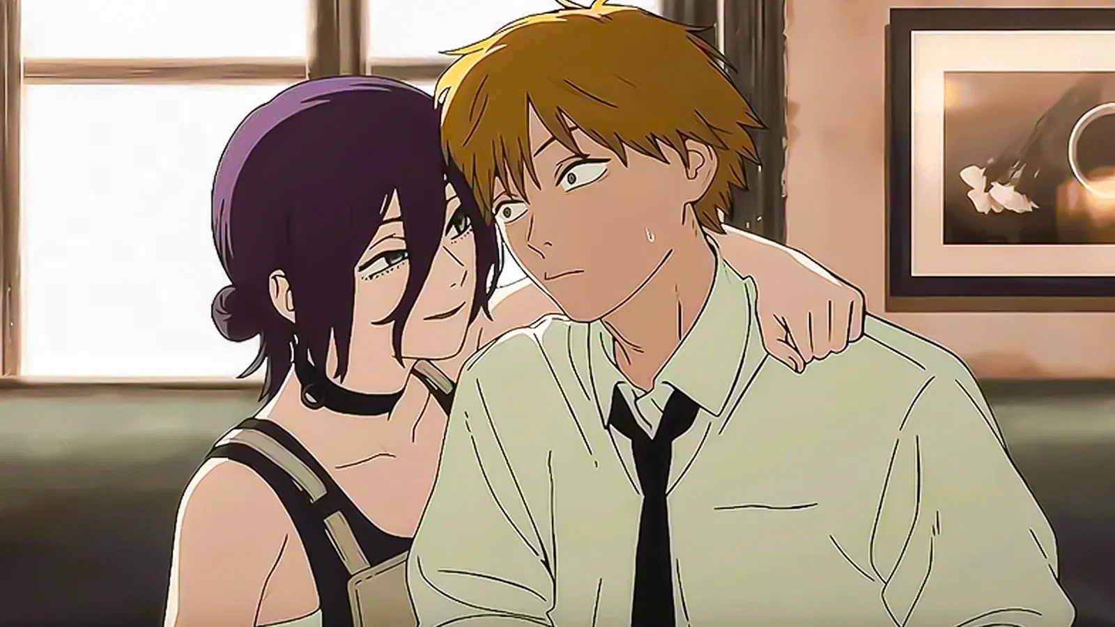 Denji and Reze Relationship Image together